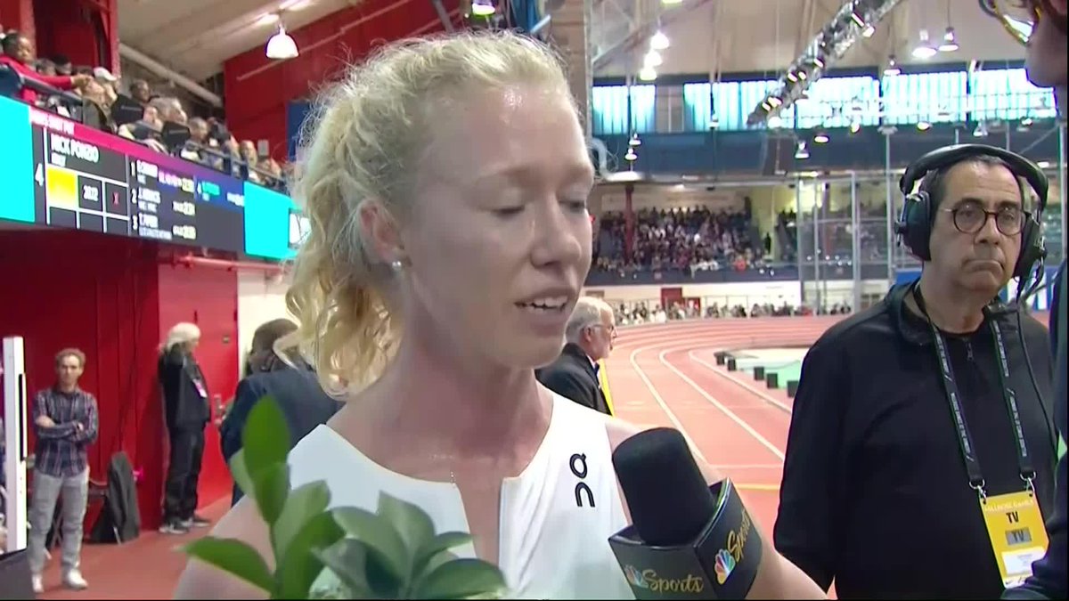 🇺🇸 Alicia Monson sets a new national record in the women's 3000m!