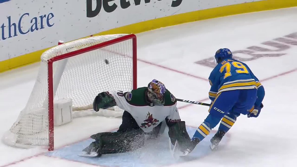 A BLAIS OF GLORY!!! FIRST GAME BACK, FIRST GOAL BACK. #stlblues