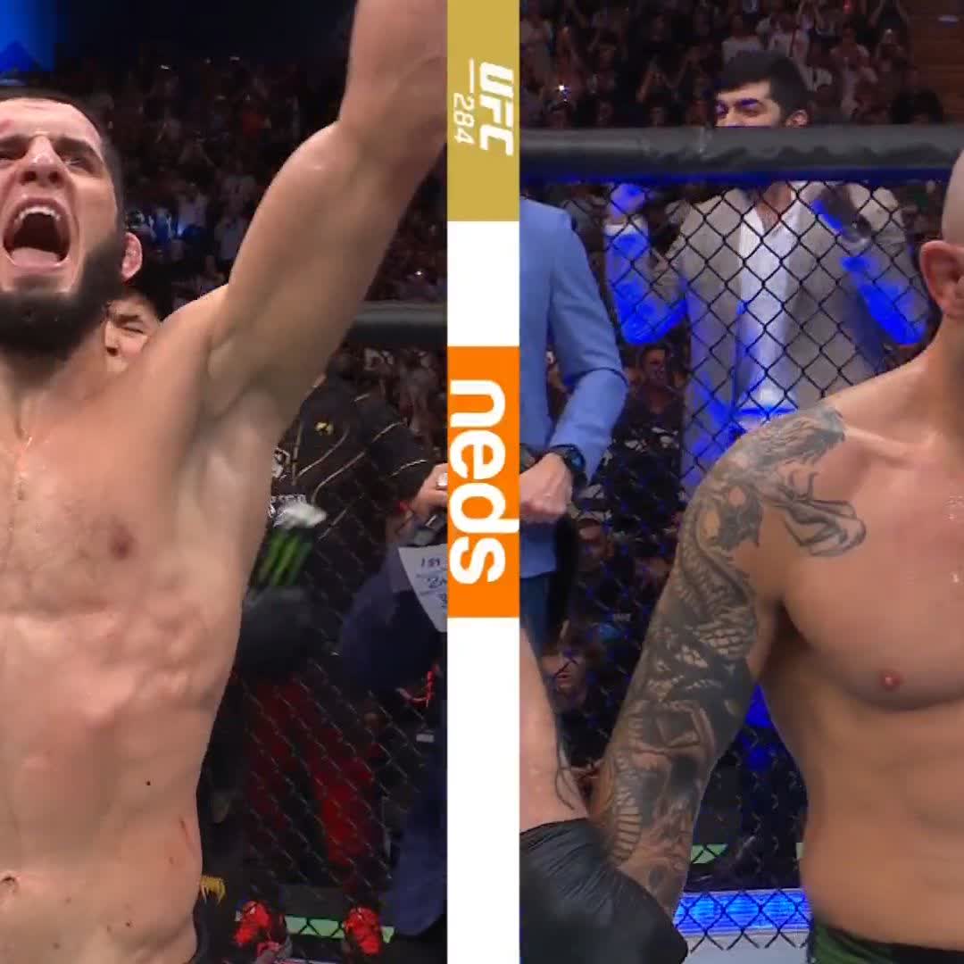 The full #UFC284 main event scorecards 📝