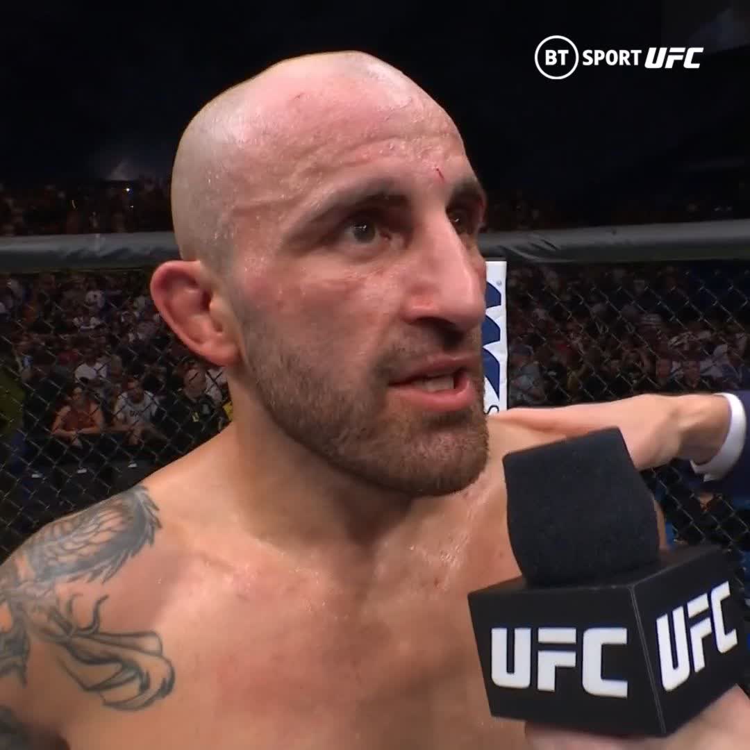 "Congrats to Islam. Great fighter. Maybe we'll settle pound for pound No. 1 again." Alex Volkanovski is all class in defeat and down for a rematch! 👏 #UFC284