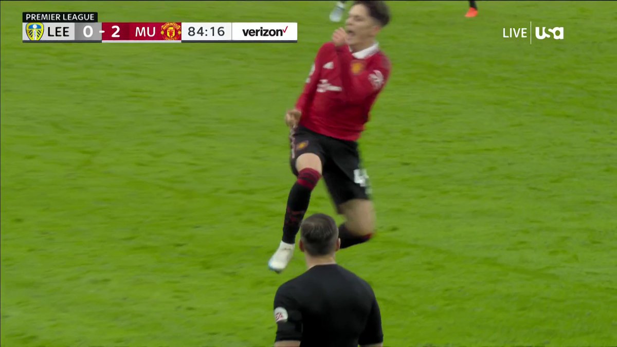 Man Utd's starboy 💎 (via NBC Sports Soccer)