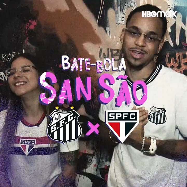 O SanSão já começou por aqui e a rivalidade entre a Pamela Rosa 🌹 e o Kyan tá pegando fogo.🔥 E aí, Torcedor Roxo, quem vai mandar nesse clássico: São Paulo ou Santos? Você descobre hoje à noite, às 19h, na HBO Max🏆 #PaulistãoNaHBOMax #MeuCorreÉoTricolor #MeuCorreÉoPeixe