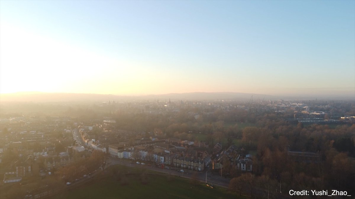 Flying through Oxford on a winter's day 😍 🎬 | Yushi ZHAO