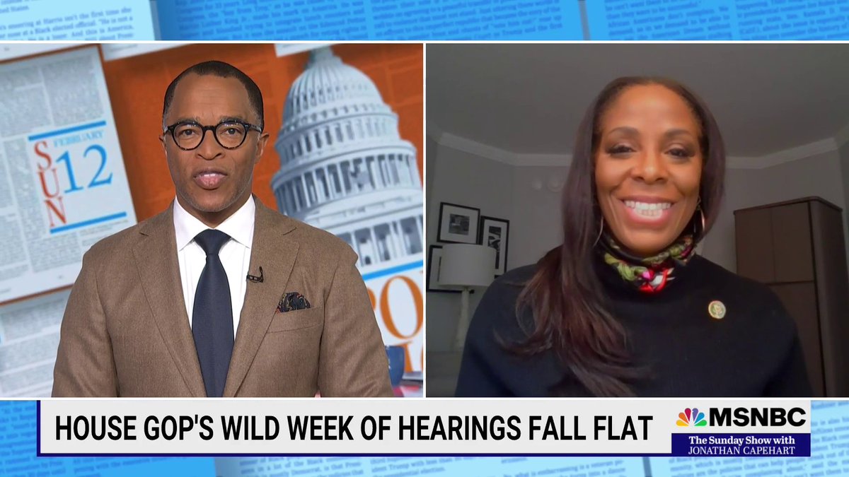 “[Republican leaders] are going to use lies, misinformation, and outright conspiracy theories to attack the President and advance really dangerous MAGA agenda…” Rep. Stacey Plaskett on future Weaponization Committee committee investigations Jonathan Capehart @weekendcapehart