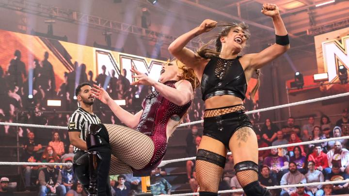 The mysterious pairing of hanna Zimmer &amp; Alba Fyre 🏴󠁧󠁢󠁳󠁣󠁴󠁿🔥 sets its sights on #DiamondMine and specifically Tater. #WWENXT