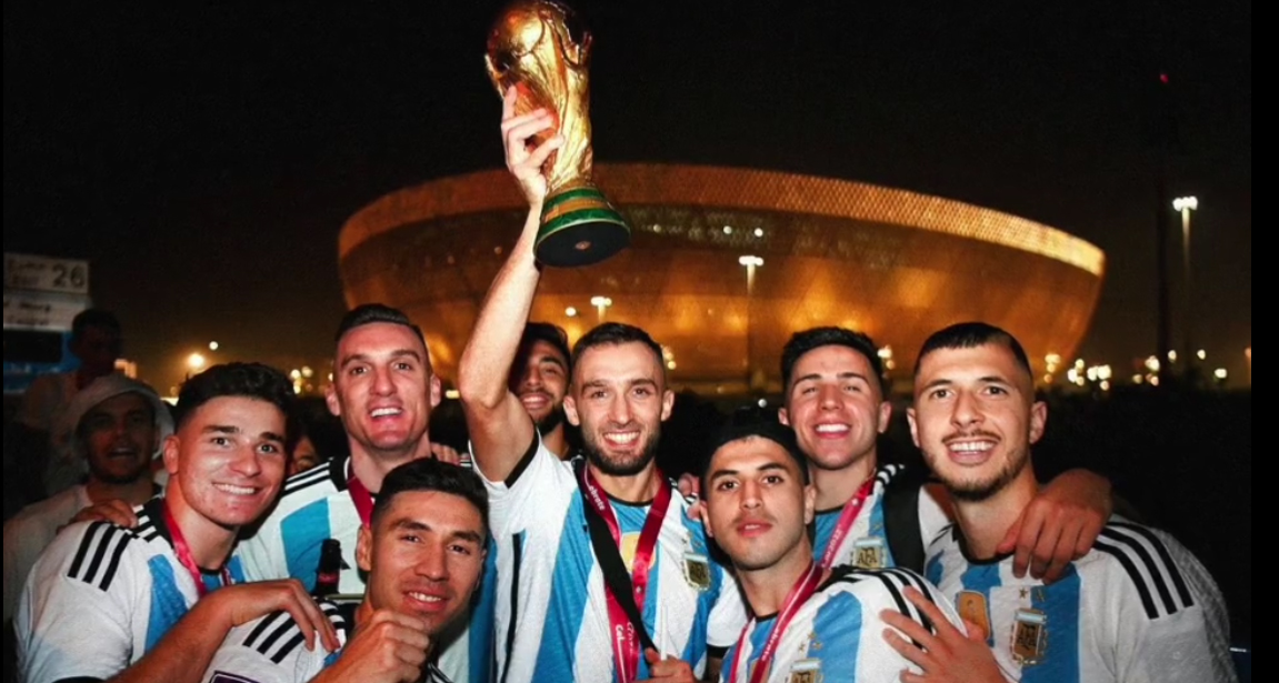El homenaje a nuestros campeones del mundo que se proyectó en la previa del partido en el Mâs Monumental 🇦🇷🏆
