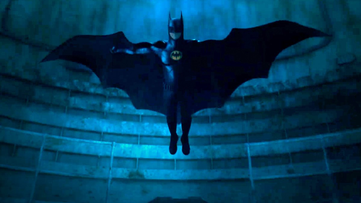 "Yeah... I'm Batman." Michael Keaton is back as the Batman in the new trailer for #TheFlashMovie.