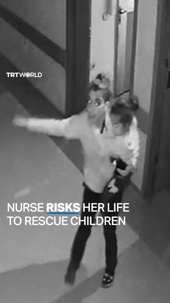 A nurse risks her life to rescue children as an earthquake violently rattles the hospital she works at in Gaziantep. Nurse Seyma Alakus reportedly lost her relatives in Hatay province during earthquakes that have impacted 10 of Türkiye’s provinces and left tens of thousands dead