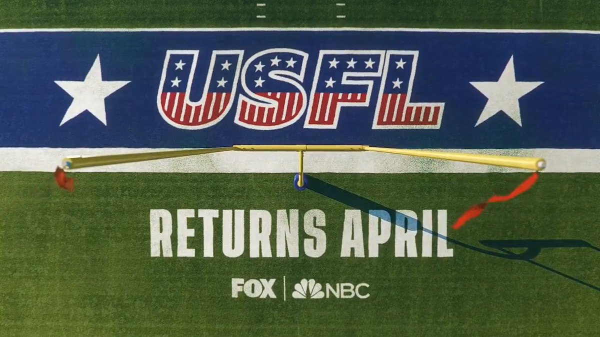 Real football will be back in just 8 weeks. We'll see you in April, USFL fans 🏈👀 Reserve your tickets now ➡️