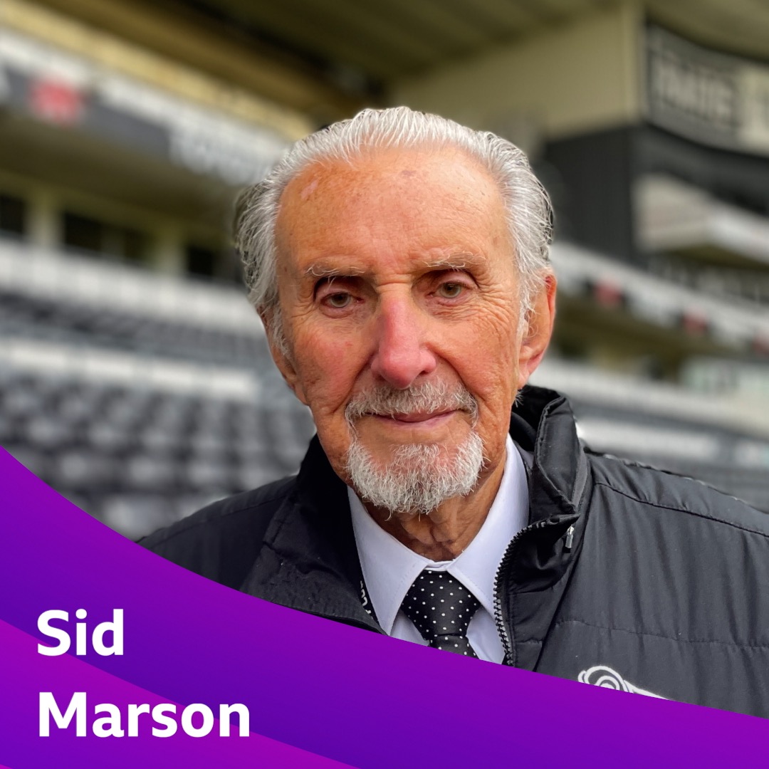 Sid’s retiring at 91! He’s been doing tours of Pride Park since 1998.