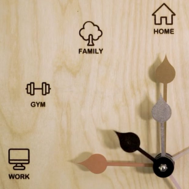 This 'clock' will track the locations of your family and friends