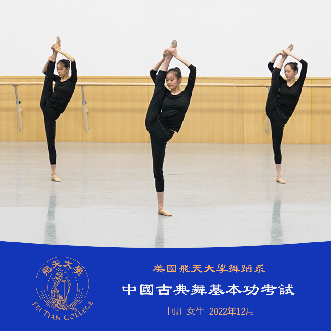 中國古典舞是建立在深厚的傳統美學基礎上的舞蹈藝術，主要由三部分構成：身韻、身法和技巧。同時還有難度很高的毯子功訓練。 #飛天大學 是首所創建於北美、提供傳統音樂、美術與純正中國古典舞系統訓練的藝術大學。