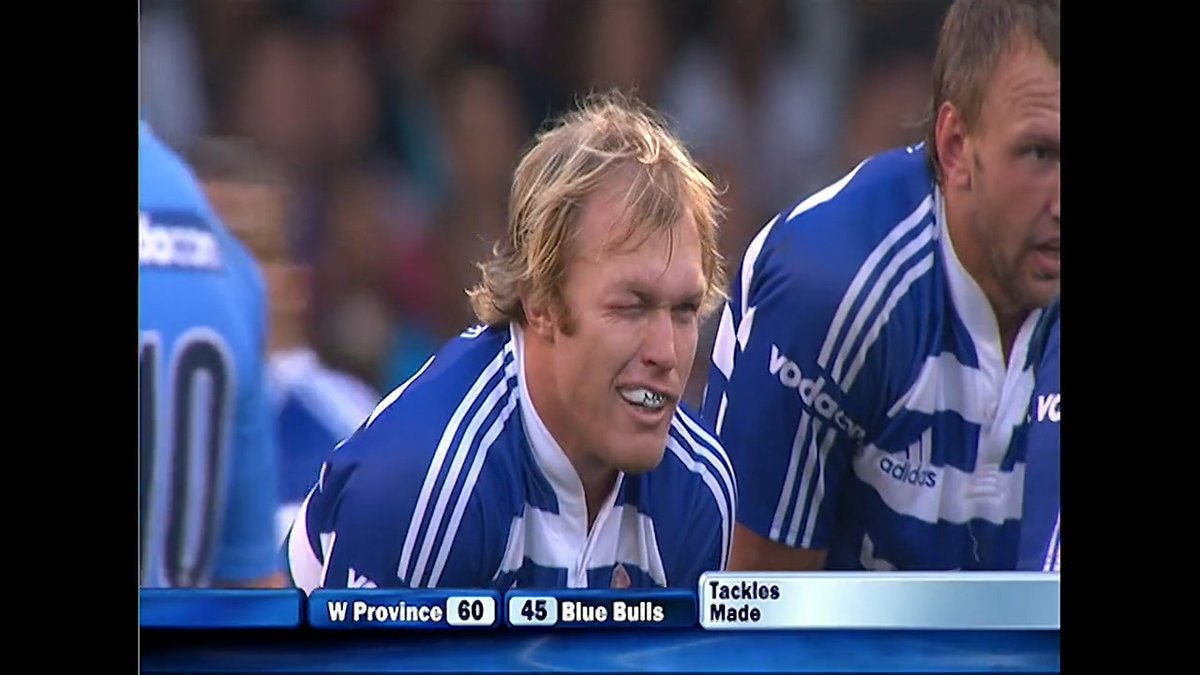 I could watch this tackle of Schalk Burger on Fourie du Preez over and over again! 🙆‍♂️😂