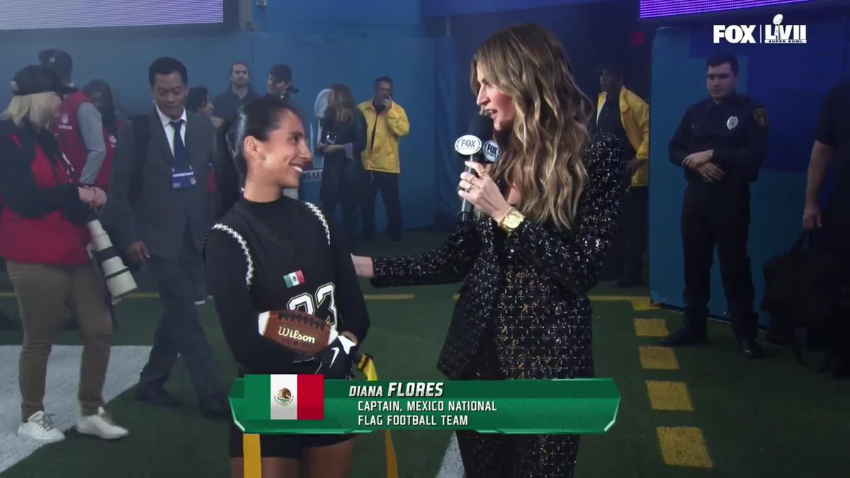 No one can pull those flags! The amazing Diana Flores wakes up with GMFB to talk about shooting a Super Bowl commercial and getting to represent and empower women in sports