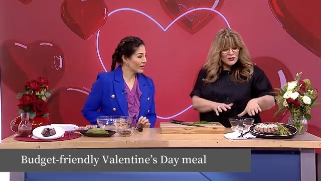 Preparing a home-cooked meal for #ValetinesDay is a surefire way to show how much you care! Chef Corby-Sue joins MINNA RHEE to demo an affordable take on a steak dinner.