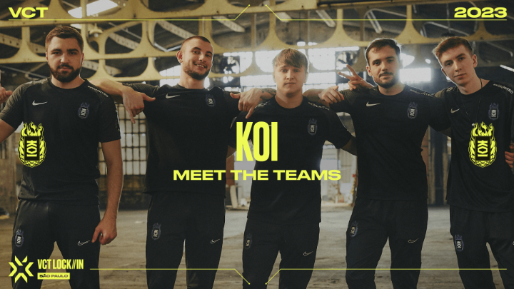Meet VCT EMEA's @KOI! #VCTLOCKIN