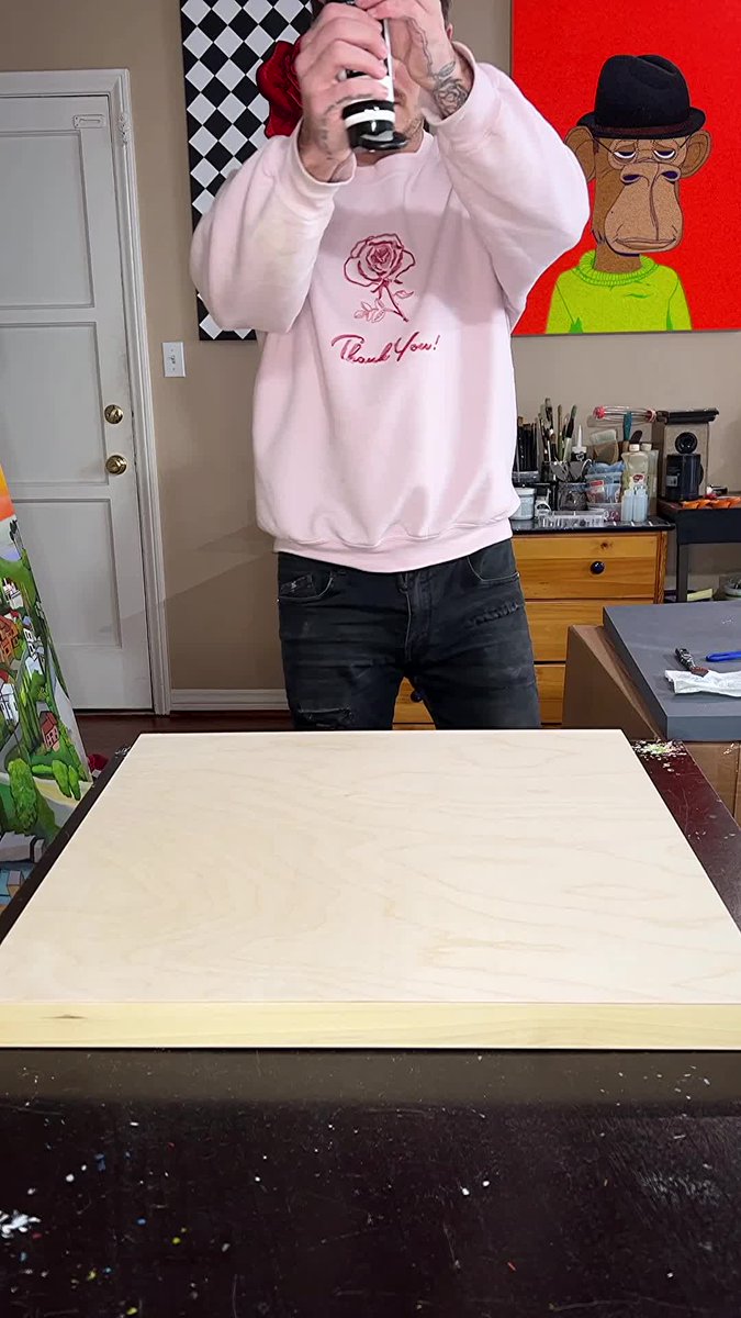 It's almost like our icon was designed for Zach Frank to paint