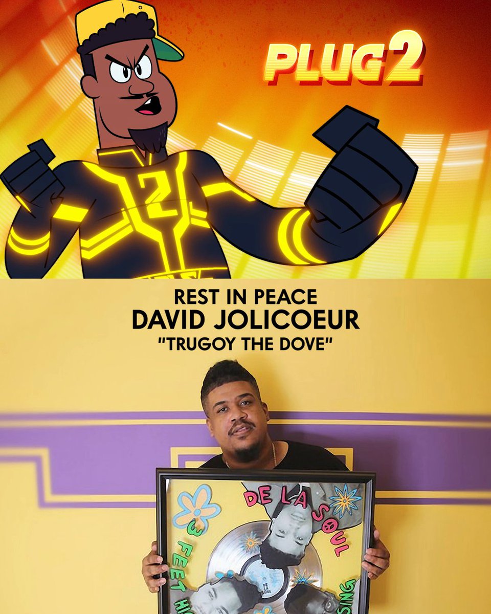We are saddened by the passing of #DeLaSoul’s Dave Jolicoeur, aka #TrugoyTheDove, an artist who poured his heart, humor, and soul into music and the hip hop community 🕊️💔 Thank you for sharing your music and being a part of our family. De La Soul #RIPDave 📸: Kickstarter
