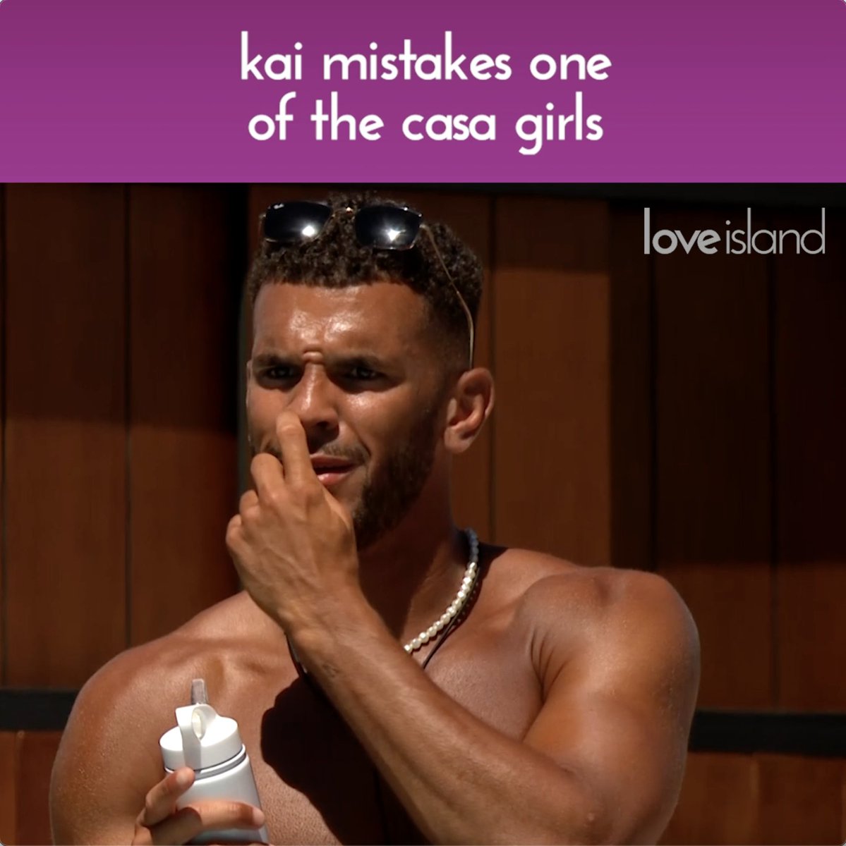 We don't know who Kim is, but we hope she's having a lovely day #LoveIsland