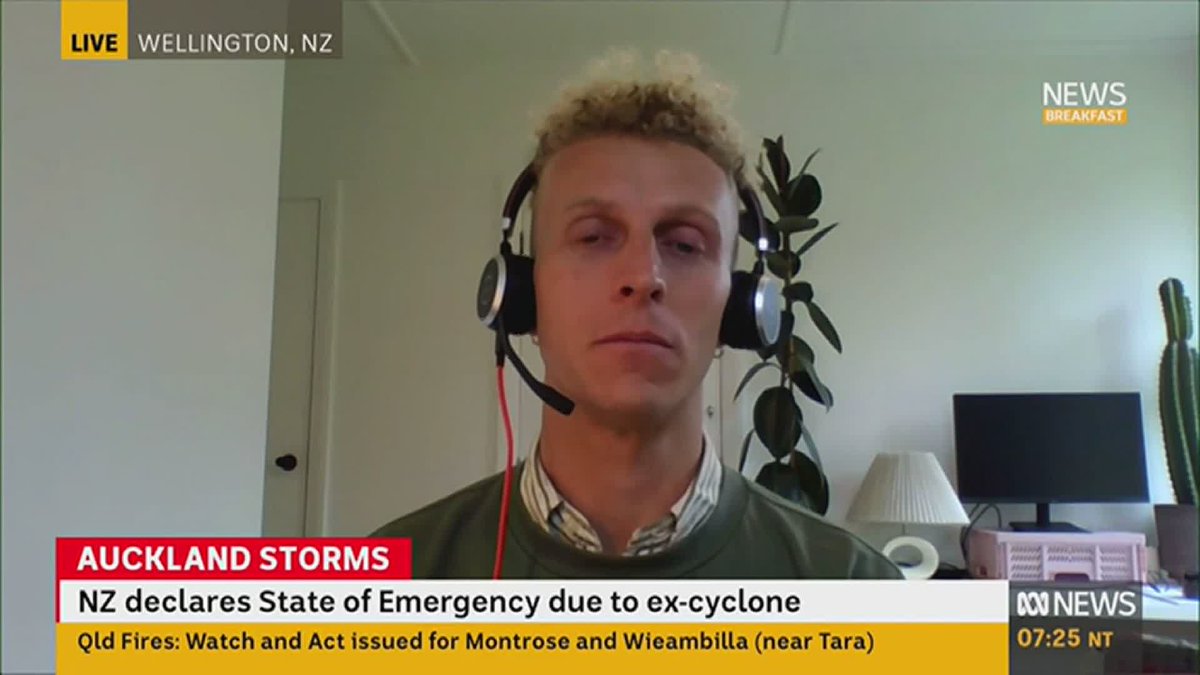 New Zealand has declared a nationwide State of Emergency as Cyclone Gabrielle lashes the North Island. It's only the third such declaration in the nation's history, and Lewis Ferris from MetService NZ says lives are at risk and multiple areas are affected.