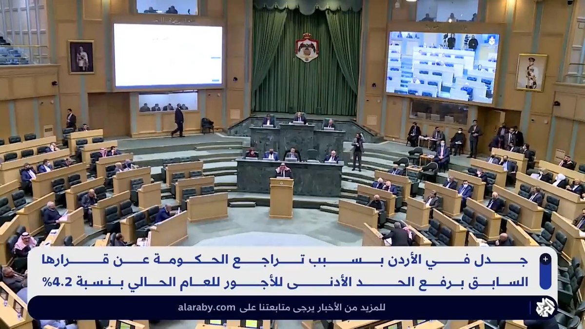 تراجع الحكومة الأردنية عن قرار رفع الحد الأدنى للأجور يثير جدلا في #الأردن #العربي_اليوم تقرير: ليث الجبور