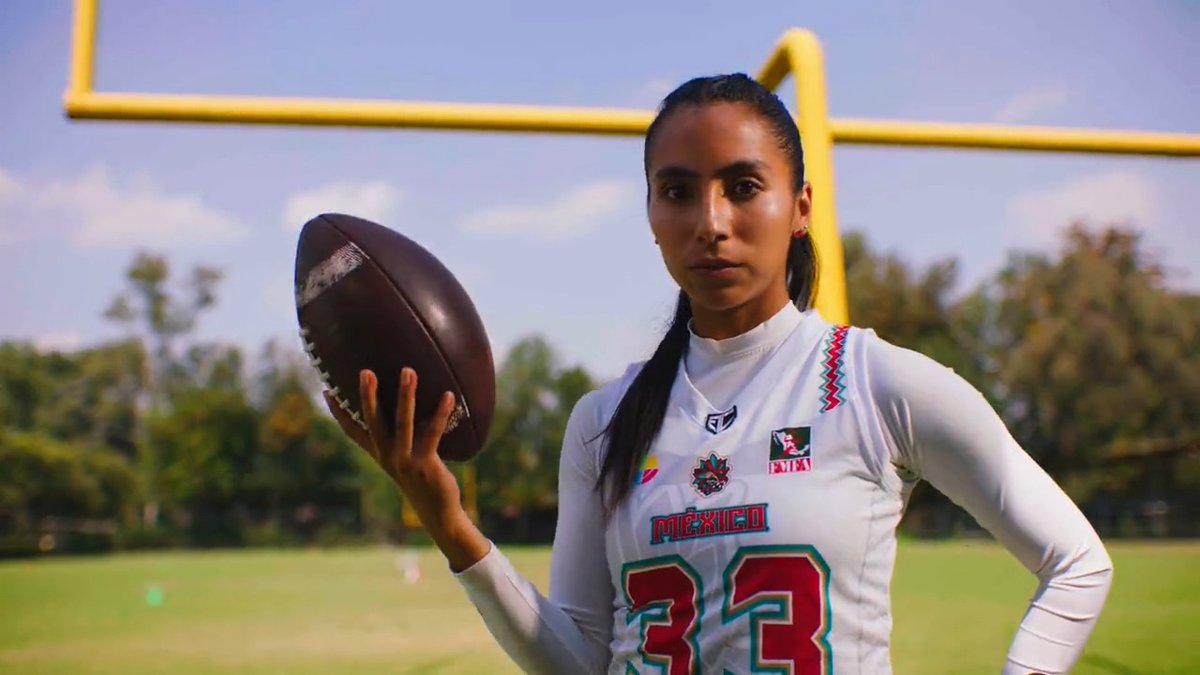 They told her she couldn’t play. Diana Flores, star of the NFL’s Super Bowl Commercial, proved them all wrong on the world’s biggest stage. @NFLFlag @NFLMX Int’l Fed of American Football