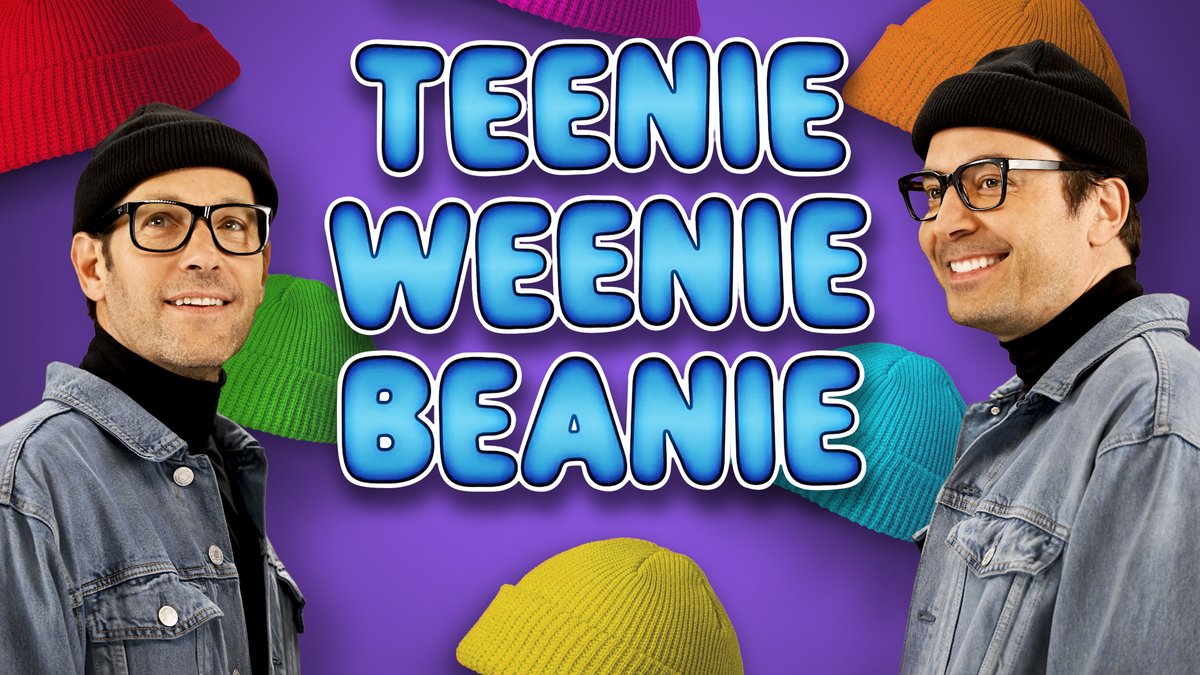 Teenie Weenie Beanie w/ Paul Rudd #FallonTonight
