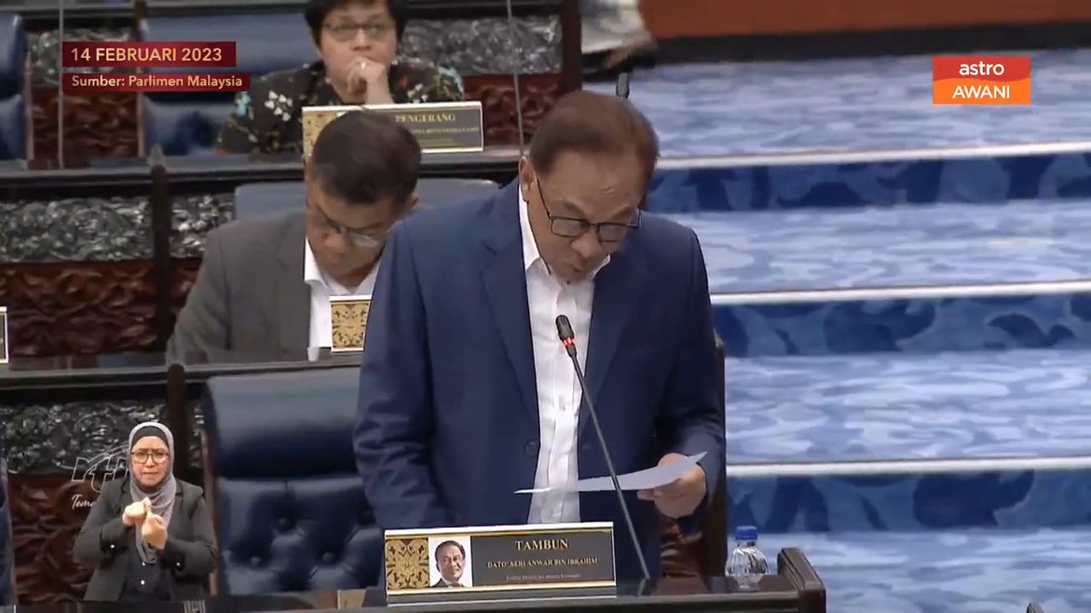 Perdana Menteri, Datuk Seri Anwar Ibrahim memaklumkan perincian hutang negara yang kini mencecah RM1.5 trilion. Antara bebanan hutang yang ada turut membabitkan hutang 1MDB iaitu sebanyak RM 18.2 bilion. #SisiTVParlimen #AWANInews