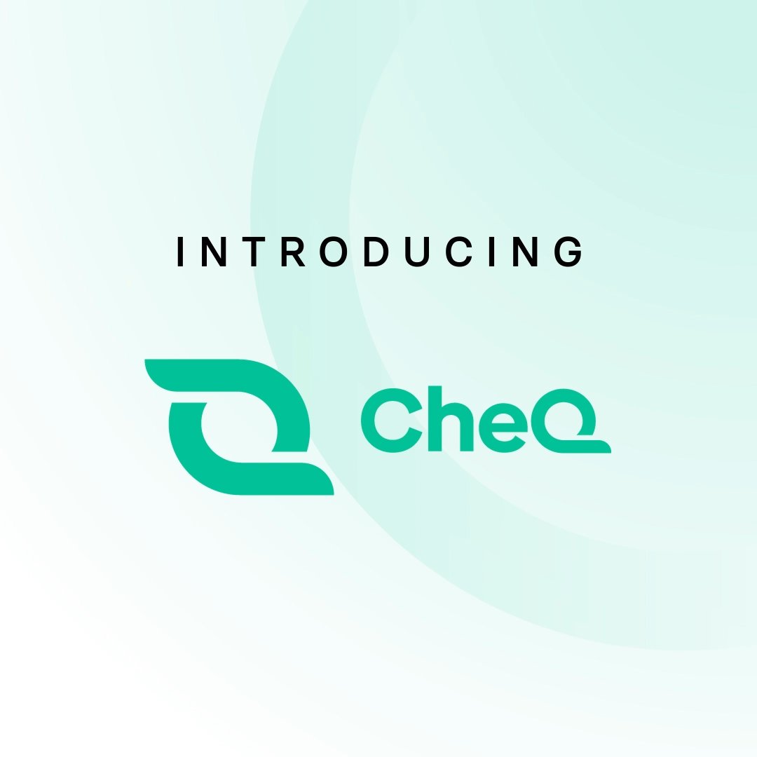 Today is the day. Download CheQ: