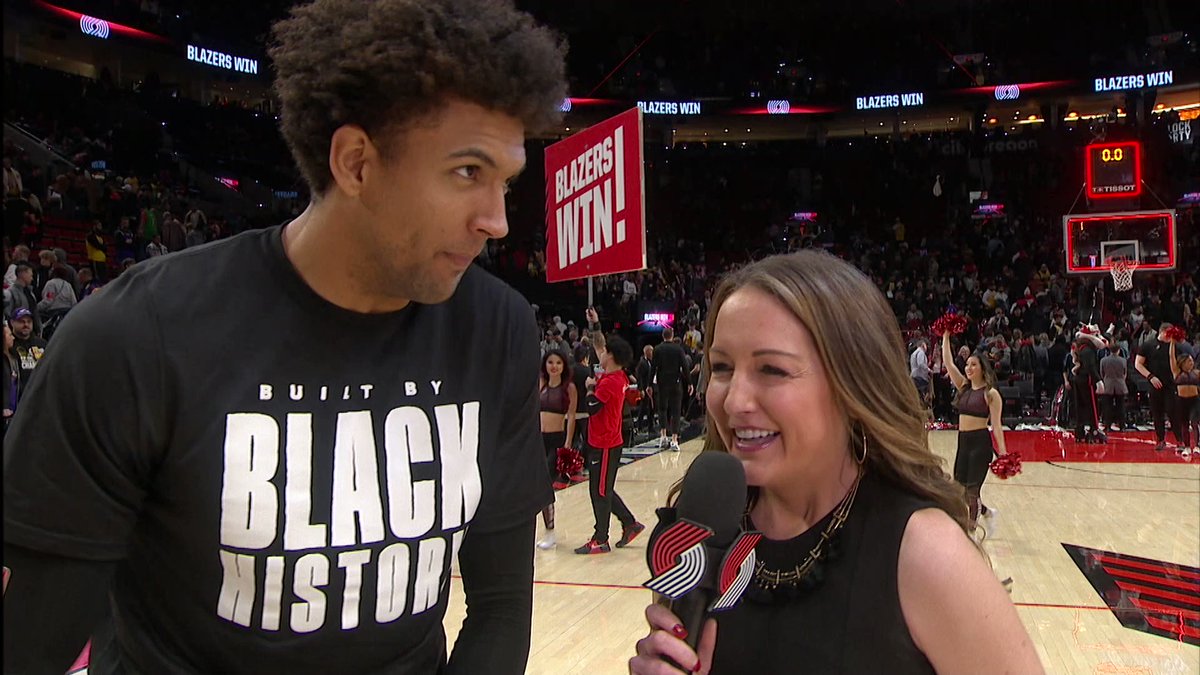 .Matisse Thybulle on his debut :') w Brooke Olzendam 🎙️