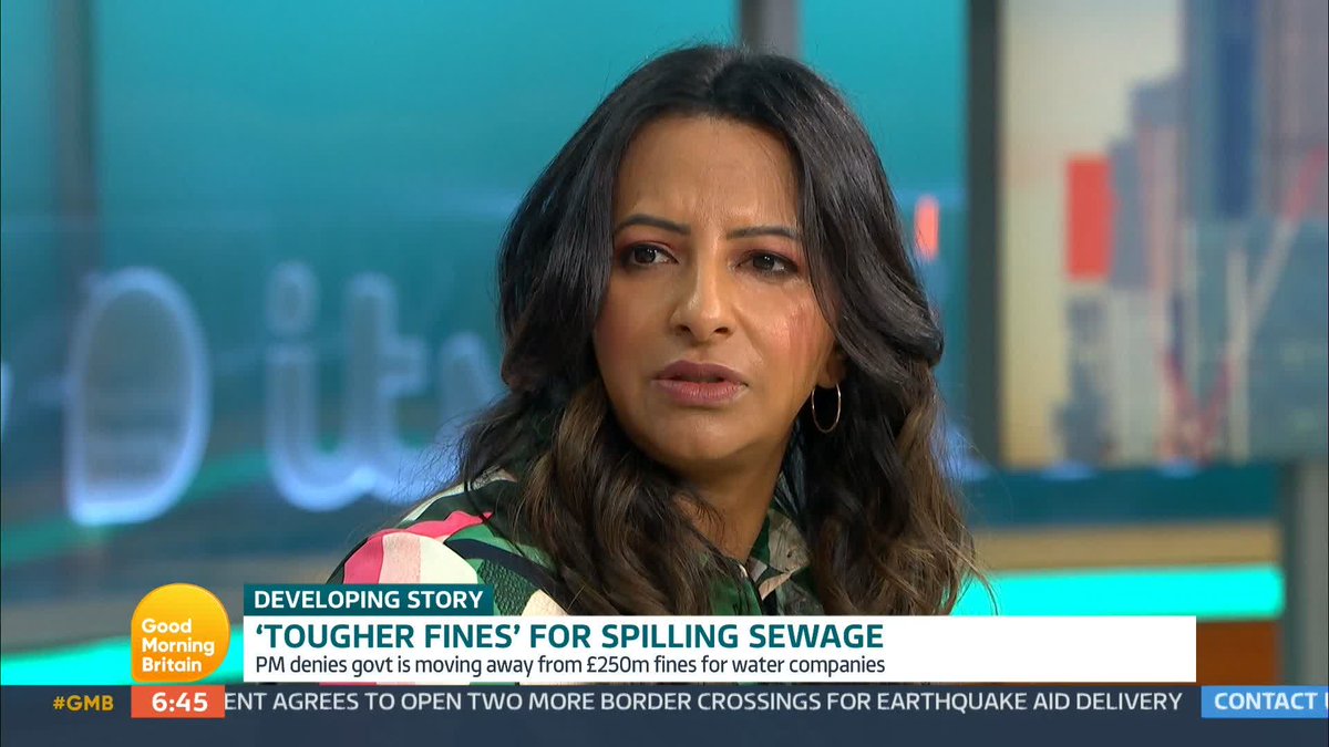 'We are slowly killing every single river in the country.' Feargal Sharkey backs 'super' fines for profiting water companies. The Prime Minister has denied the government is moving away from £250 million fines for water companies.