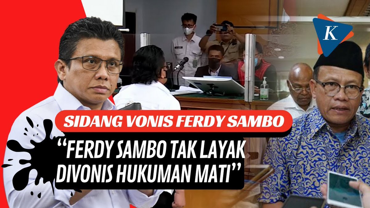 Ketua IPW Sugeng Teguh menilai, putusan pidana mati kepada terdakwa kasus pembunuhan berencana Brigadir J, Ferdy Sambo adalah putusan yang tidak layak. Menurutnya pembunuhan yang dilakukan bukanlah hal yang sadis dan murni karena terlepas dari kontrol emosi. < #FerdySambo #IPW