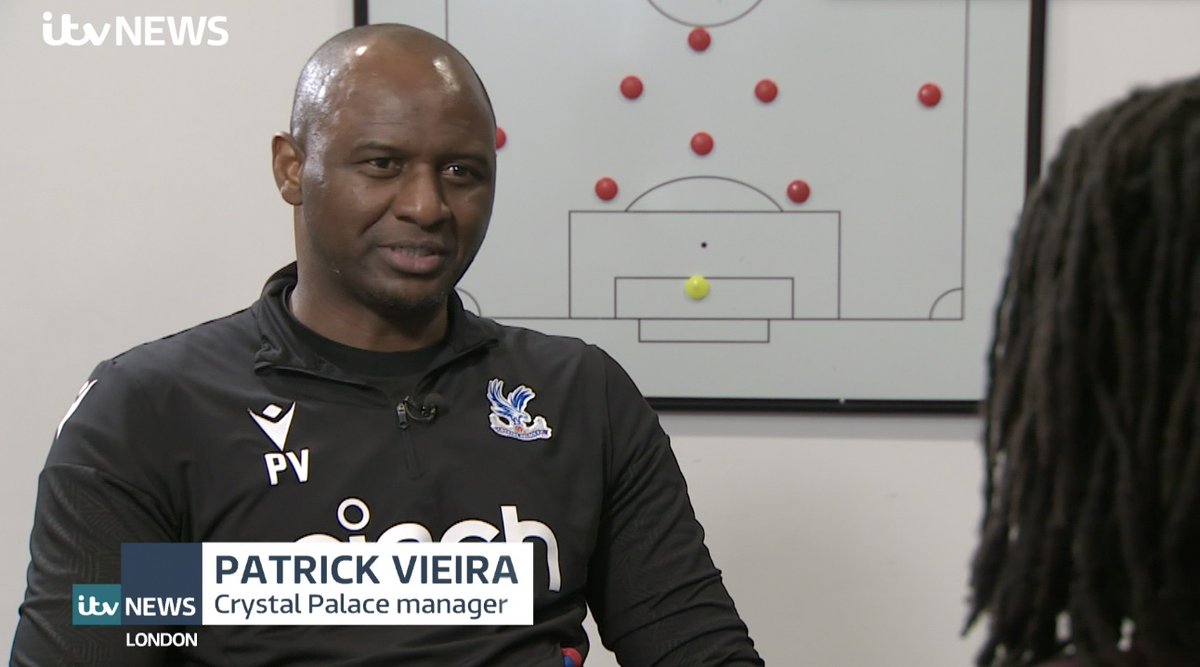 Patrick Vieira told me why he has the unwanted title as the only Black Premier League manager. A report states 14% of qualified coaches are Black- but they make up only 4% of Premier league & EFL coaches. -Only 3 out of 98 managers in Europe's top 5 leagues are Black ITV News RT