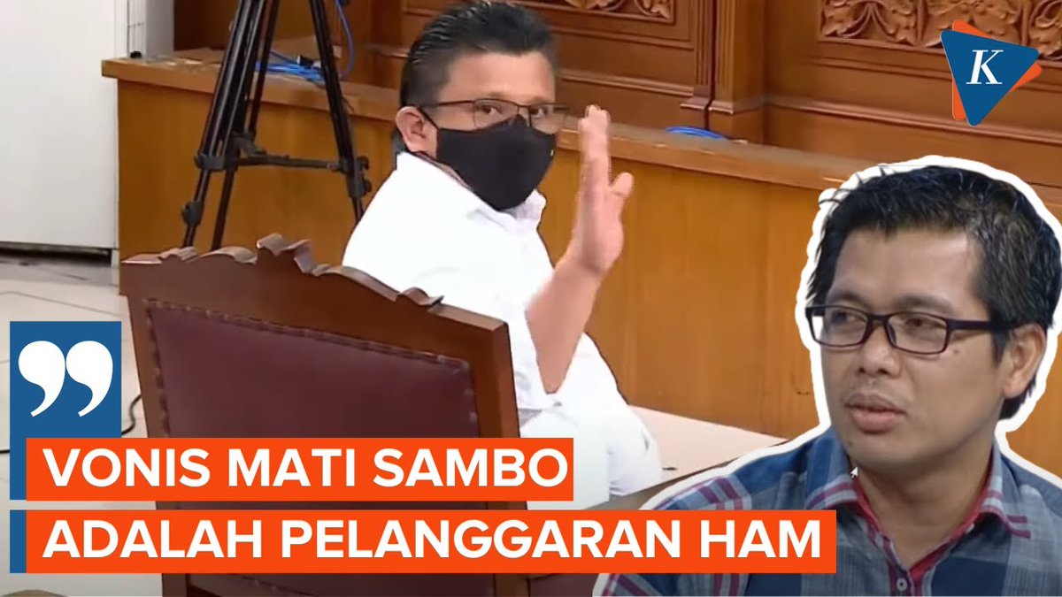 Peneliti Setara Institute Ismail Hasani mengkritik vonis hukuman mati yang dijatuhkan kepada Ferdy Sambo. Menurutnya vonis mati yang dijatuhkan oleh majelis hakim tidak sesuai dengan konstruksi hukum HAM karena telah melanggar hak hidup seseorang. < #FerdySambo #BrigadirJ