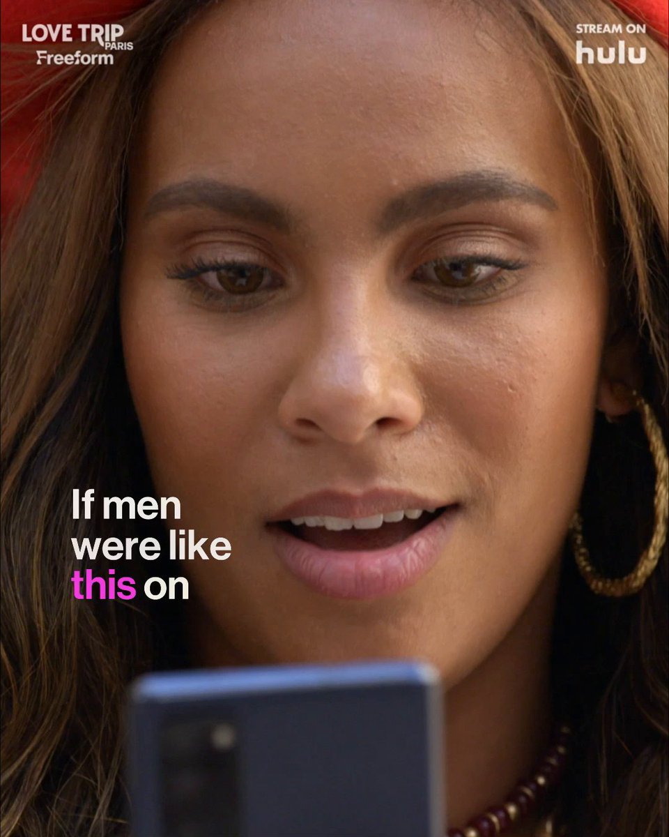 Ready to swipe through all these suitors. Thanks for letting me live vicariously through you, contestants. 💕 _______ Watch the premiere of Love Trip: Paris tonight at 10|9c on Freeform.
