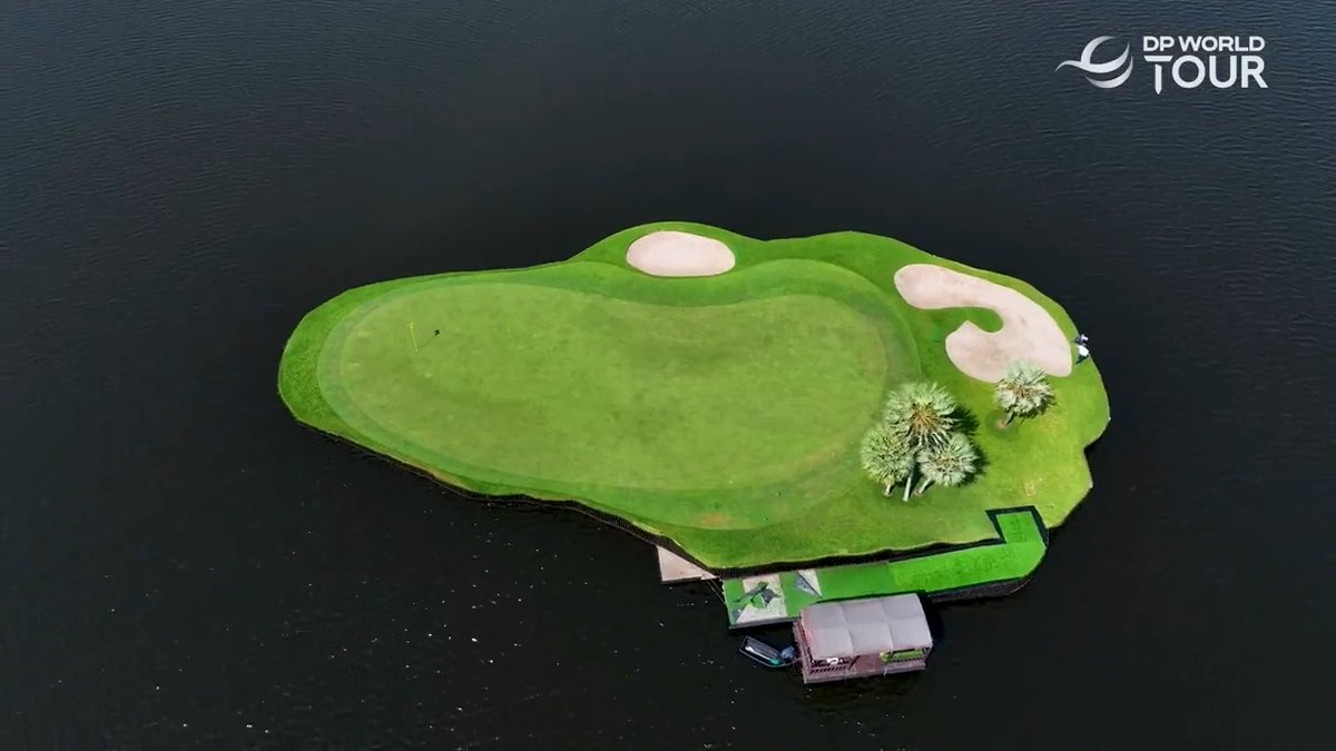 The 17th green this week 😳 #ThailandClassic