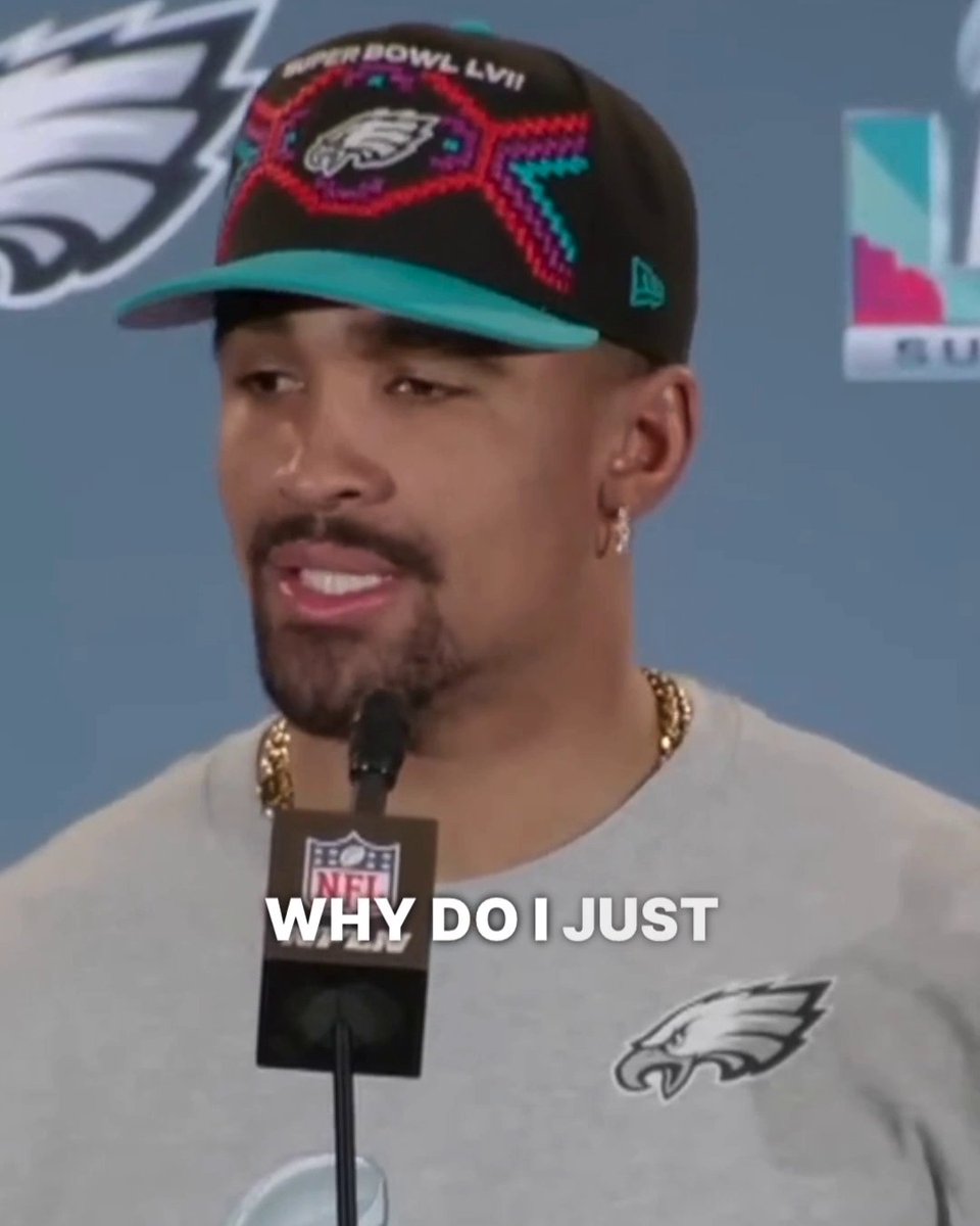 .Jalen Hurts talking about what motivates him hits different after the Super Bowl 👏