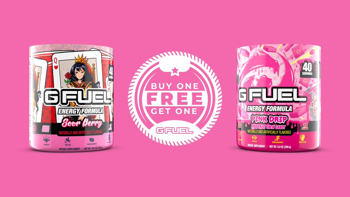 ๐ ๐๐๐๐ + ๐ฅ๐ง + ๐๐ข๐๐๐ข๐ช to win a #GFUEL TUB of your choice! Picking 2 winners on Thursday! ๐ BOGO SALE has been EXTENDED FOR 48HRS! ๐ธ BRAND-NEW "QUEEN OF HEARTS" Flavor has been added! ๐๏ธ ๐ฆ๐๐ข๐ฃ ๐๐ข๐๐ข:
