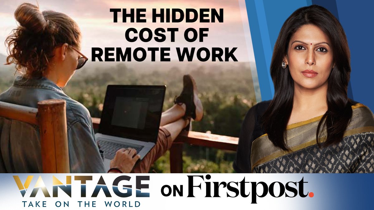 #VantageOnFirstpost: Remote work has hidden economic costs. Take #NewYorkCity for example. Remote work cost them $12 billion a year! How does work-from-home lead to this? Join Palki Sharma as she connects the dots.