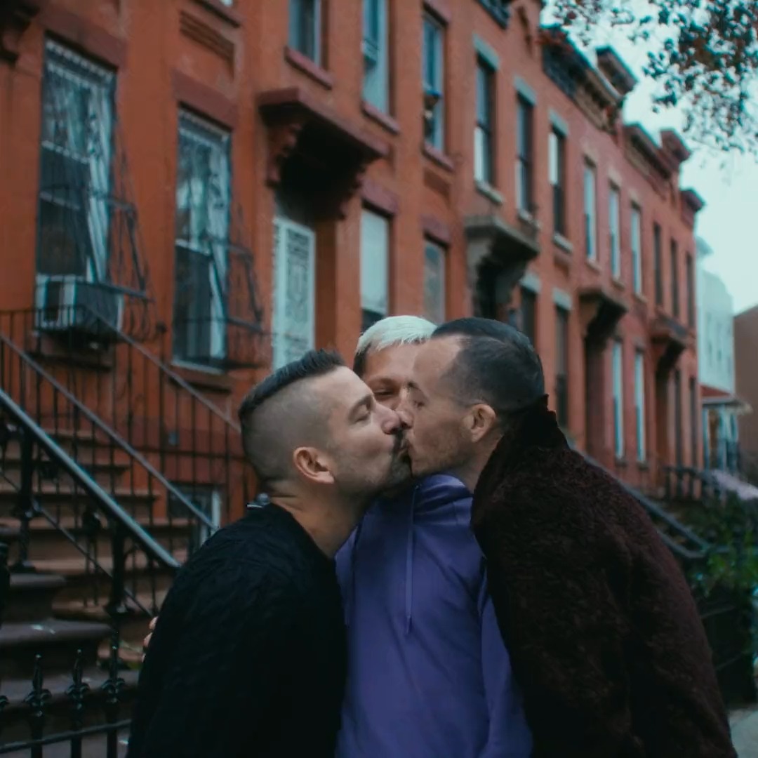 Nick and Rich were together for ten years before they fell in love again, with a third, Marc 💘 #MetOnGrindr