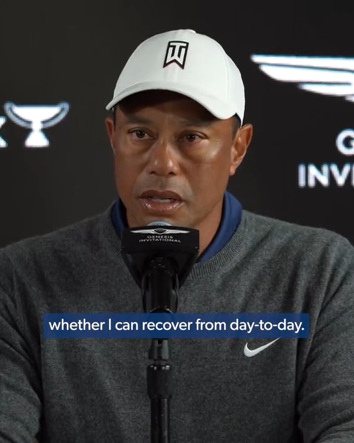"I'm excited to go out there and compete" Tiger Woods is ready for @TheGenesisInv.