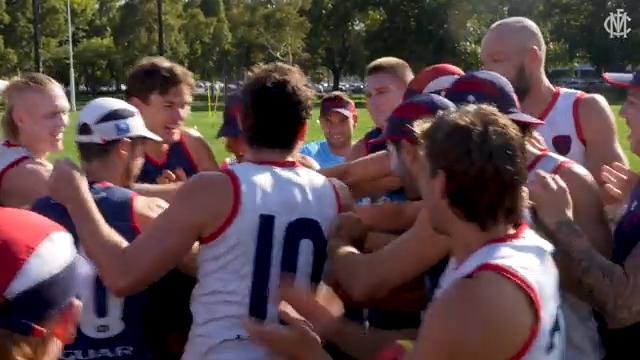 The moment Kye's AFL dream came true. 🥺 #DemonSpirit