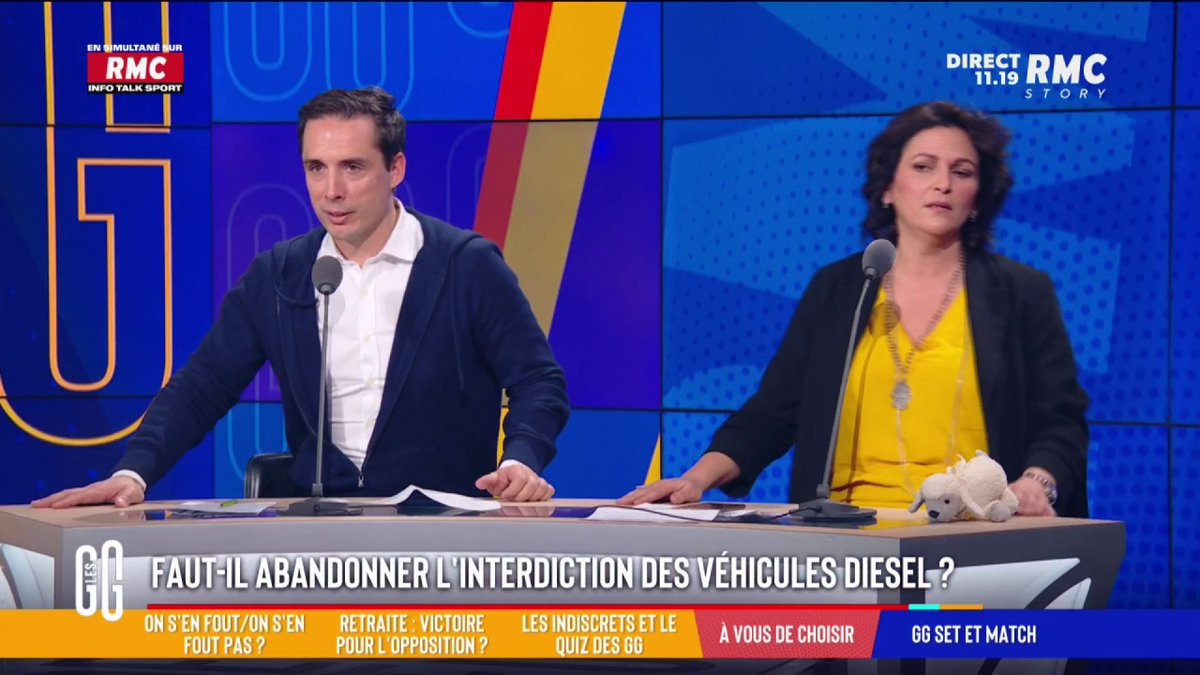 🚗 #Lyon : Faut-il abandonner l'interdiction des diesels ? 🎙️ Jean-Baptiste Djebbari : "On achètera de moins en moins nos véhicules. On louera !" 🎙️ Kaouther Ben Mohamed : " Arrêtons de nous l'imposer ! " #GGRMC