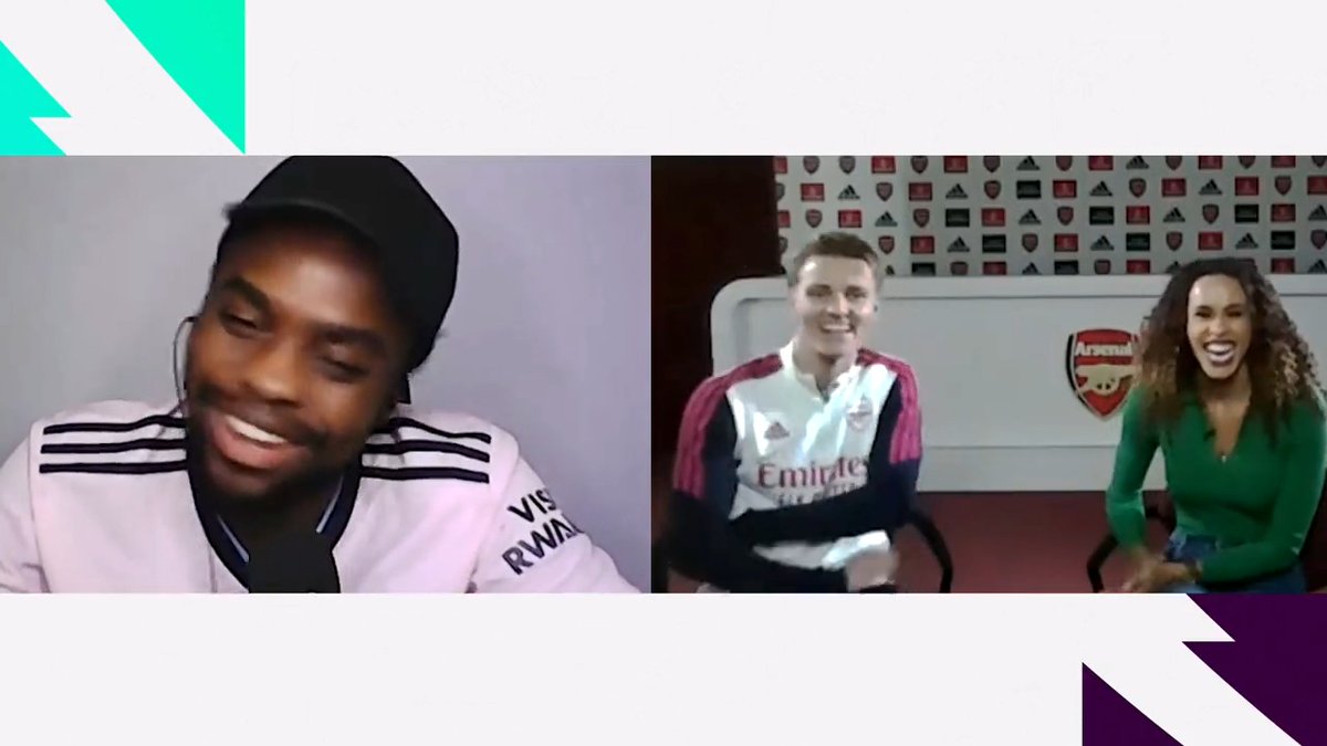 When Arsenal superfan Glen from Nairobi met Martin Odegaard ahead of tonight's big match 🌍🤝
