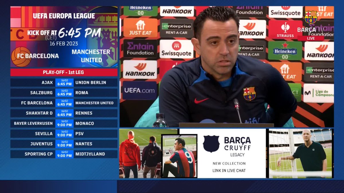 🎙️ XAVI: "Rashford is one of the most dangerous players in Europe." #BarçaMUFC