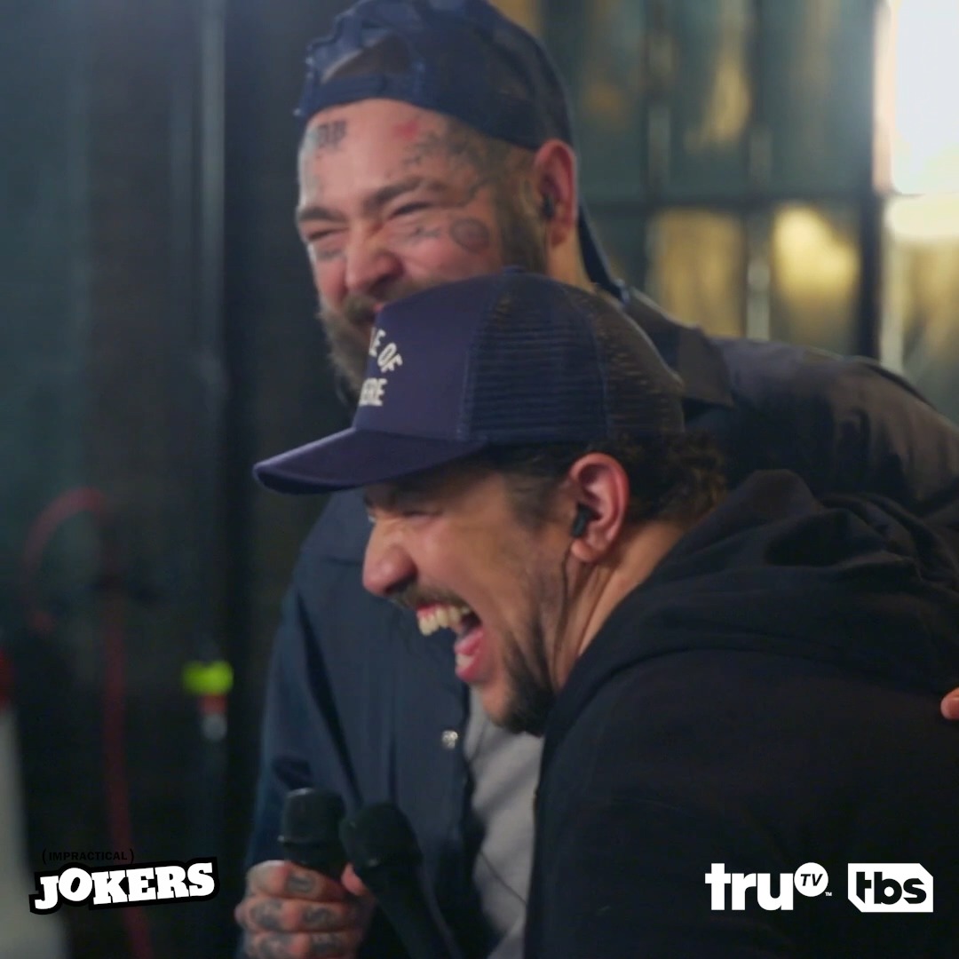 Lights, camera, action 🎥. Watch THIS THURSDAY'S episode to see what shenanigans @postmalone was up to with Sal Vulcano Murr and Brian Quinn #impracticaljokers