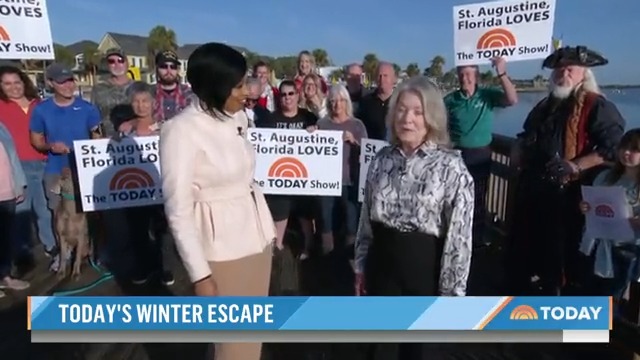 In TODAY’s Winter Escape, First Coast News First Coast News’ Keitha Nelson and Mayor Nancy Sikes-Kline showcase the beauty and attractions of St. Augustine.