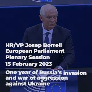 "Our sanctions that aim to weaken Russia's economy are working." HR/VP Josep Borrell Fontelles explains in European Parliament the economic indicators that demonstrate this: Russia's trade and public deficit and its hydrocarbon revenues.