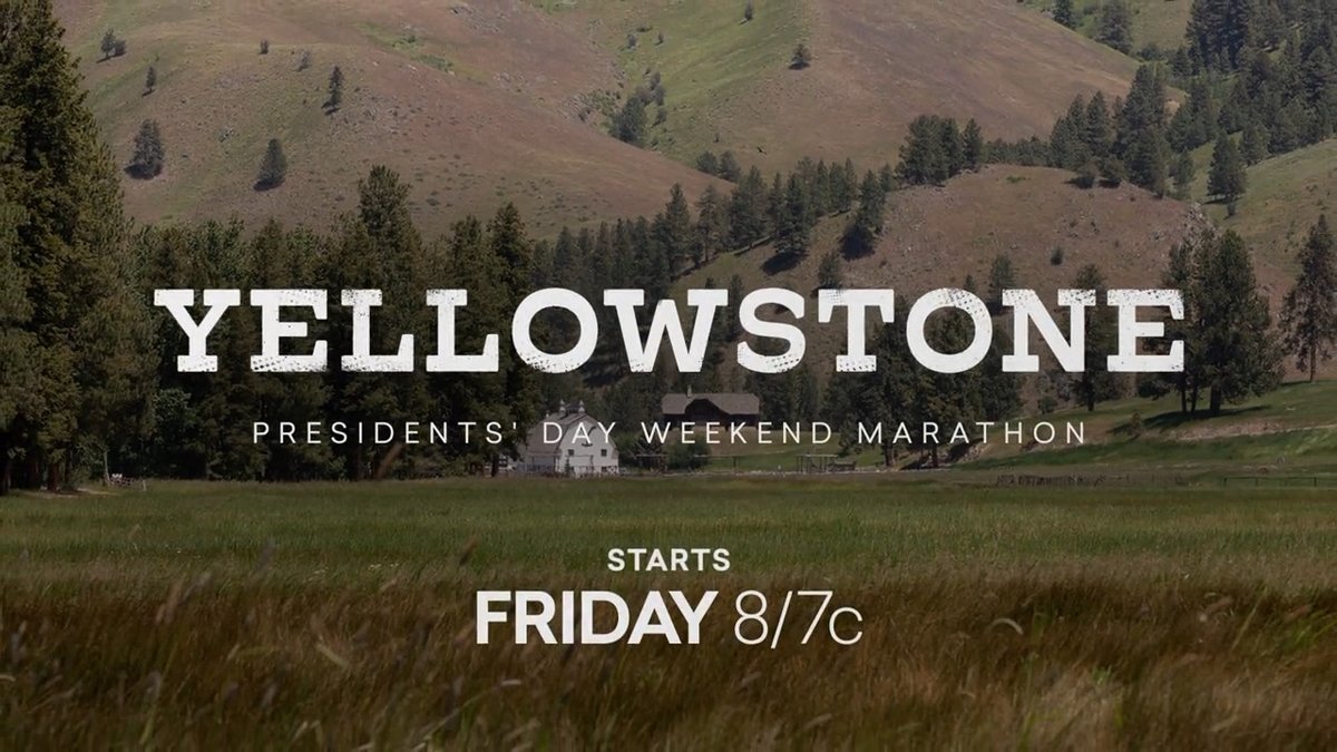 Celebrate the holiday weekend with every episode of #YellowstoneTV! It all begins Friday at 8pm ET, only on @ParamountNet.