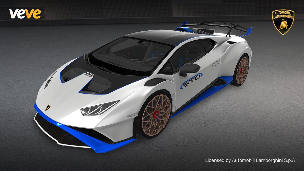 The road-legal Lamborghini Huracán STO is the purest concentration of Squadra Corse’s motorsports prowess, drawn from Super Trofeo EVO and GT3 EVO race cars! Four interactive digital collectibles drop in blind box format Sun, 19 Feb at 8 AM PT. #LAMBOxVeVe